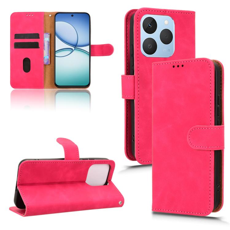 Skin Feel Magnetic Flip Leather Phone Case