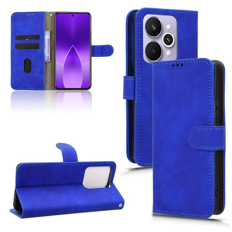 Skin Feel Magnetic Flip Leather Phone Case