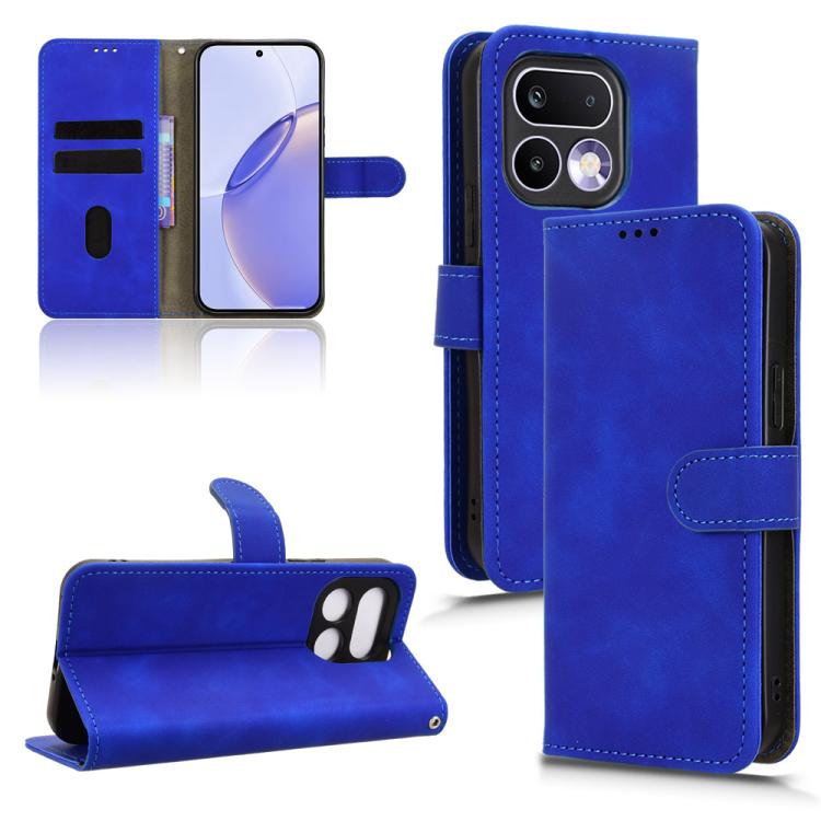 Skin Feel Magnetic Flip Leather Phone Case