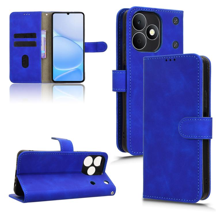 Skin Feel Magnetic Flip Leather Phone Case