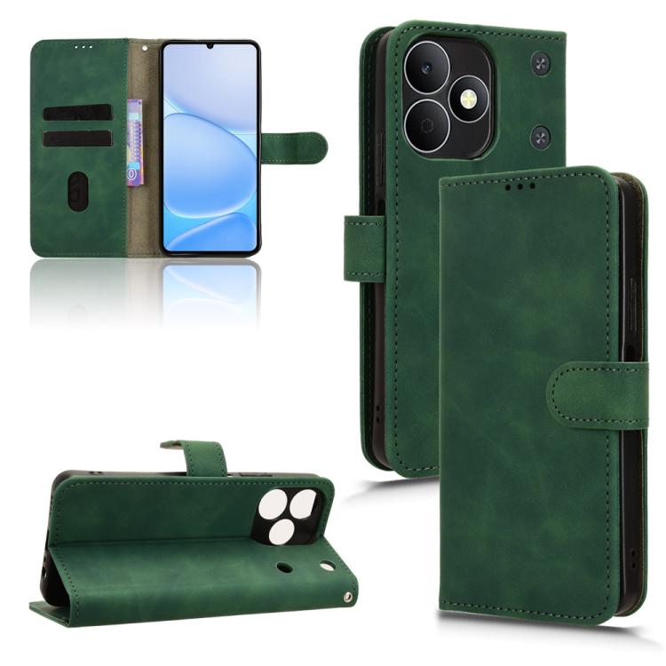 Skin Feel Magnetic Flip Leather Phone Case