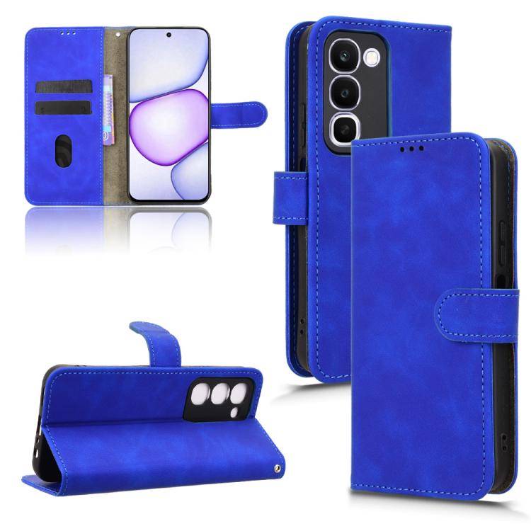Skin Feel Magnetic Flip Leather Phone Case