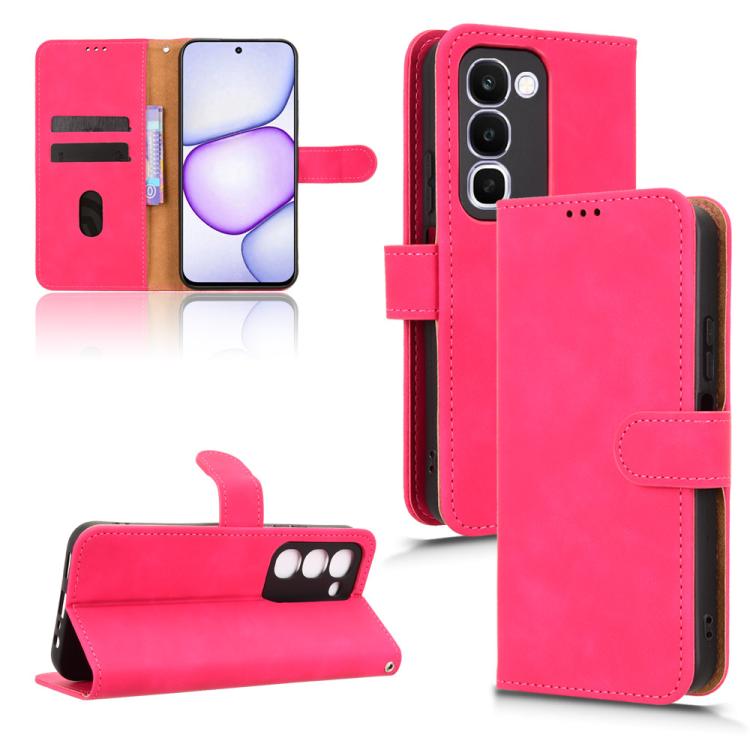 Skin Feel Magnetic Flip Leather Phone Case