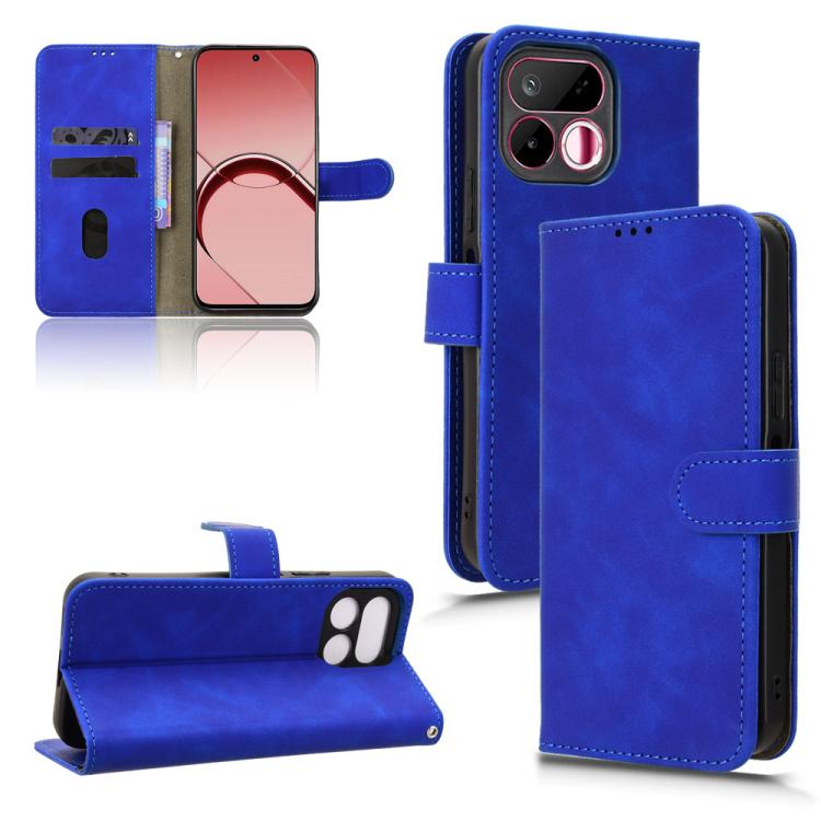 Skin Feel Magnetic Flip Leather Phone Case