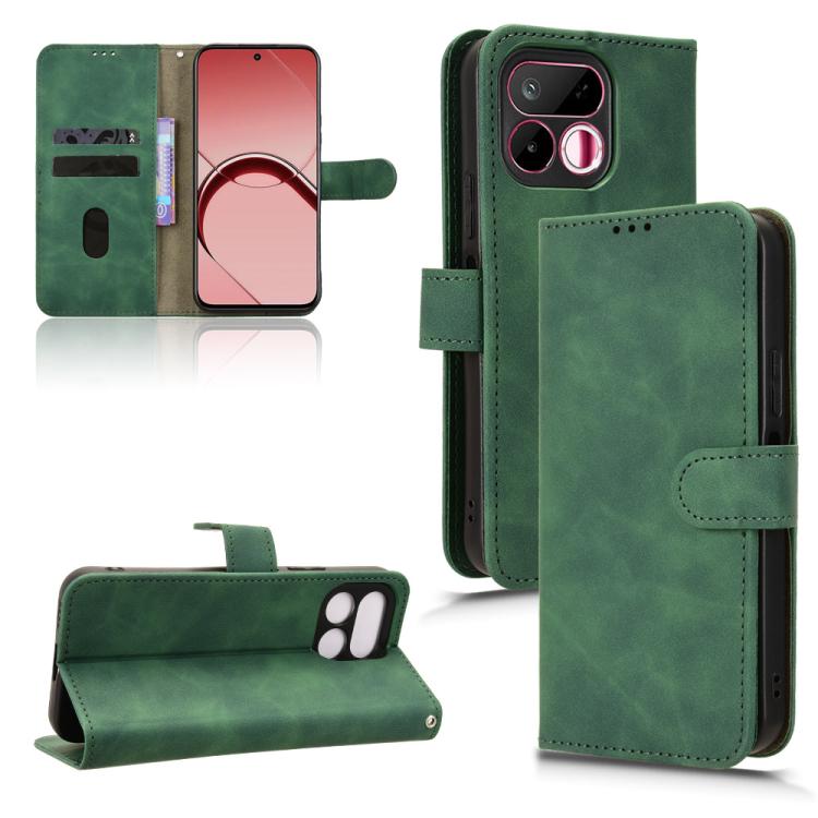 Skin Feel Magnetic Flip Leather Phone Case