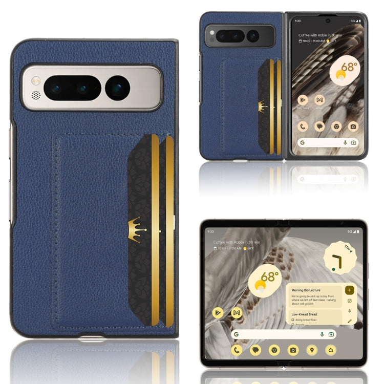 Litchi Texture Card Slots Back Cover Phone Case