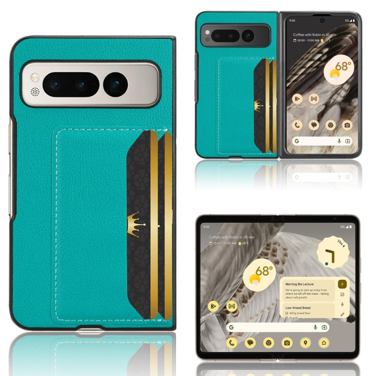 Litchi Texture Card Slots Back Cover Phone Case