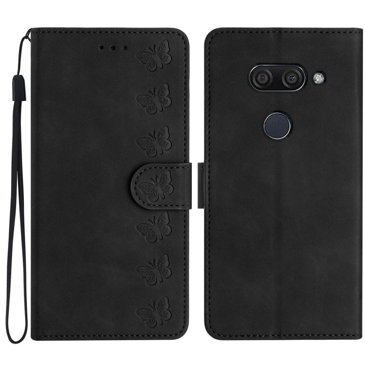 Seven Butterflies Embossed Leather Phone Case — view 11