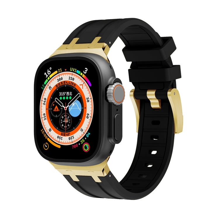 AP Silicone Watch Band — Black Black