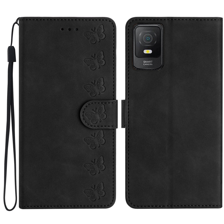 Seven Butterflies Embossed Leather Phone Case — view 15