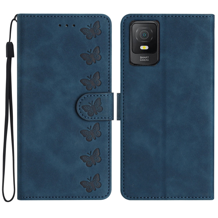 Seven Butterflies Embossed Leather Phone Case — view 17