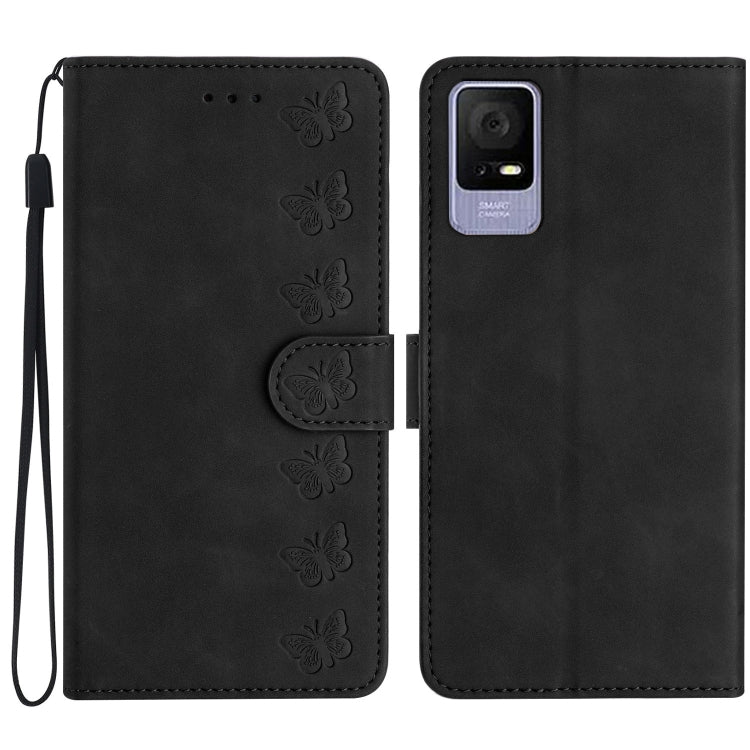 Seven Butterflies Embossed Leather Phone Case — view 16