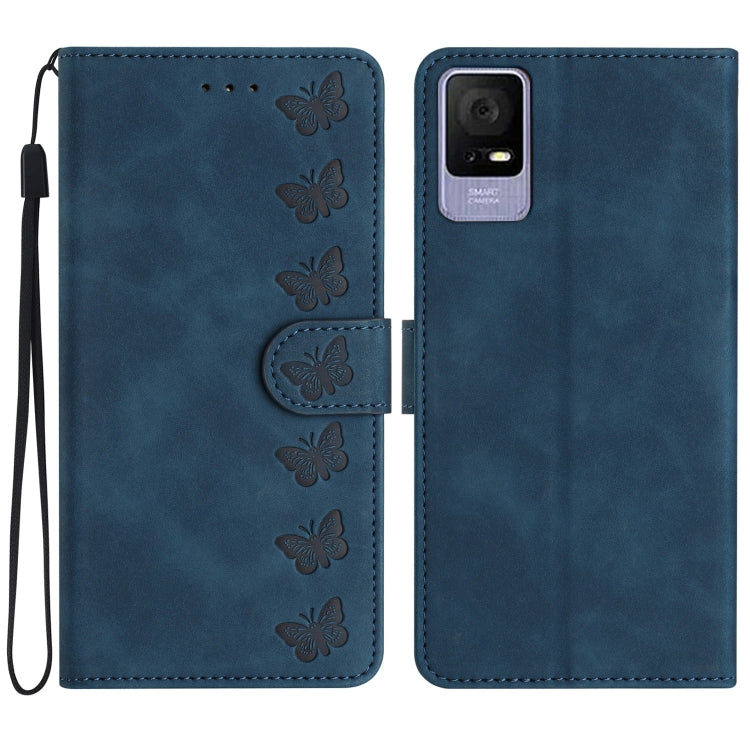 Seven Butterflies Embossed Leather Phone Case — view 18