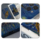 Precise Hole Oil Painting Pattern PC Phone Case