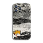 Precise Hole Oil Painting Pattern PC Phone Case