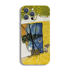 Precise Hole Oil Painting Pattern PC Phone Case