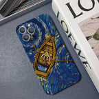 Precise Hole Oil Painting Pattern PC Phone Case