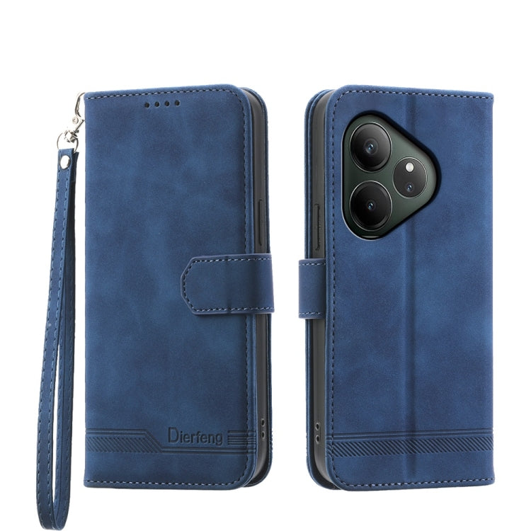 Dierfeng Dream Line TPU Hybrid PU Leather Phone Case