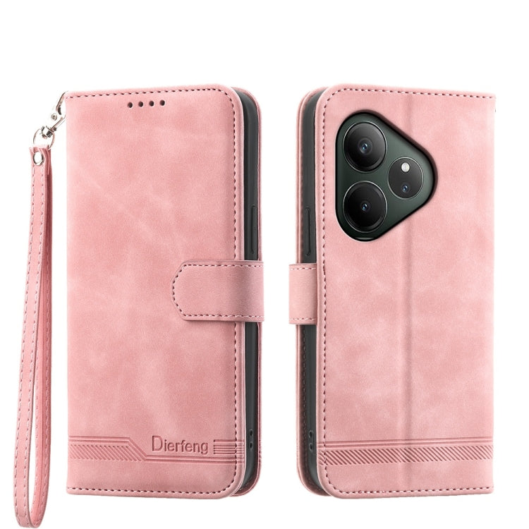 Dierfeng Dream Line TPU Hybrid PU Leather Phone Case