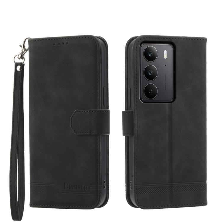 Dierfeng Dream Line TPU Hybrid PU Leather Phone Case