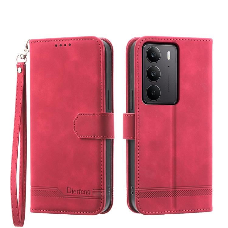 Dierfeng Dream Line TPU Hybrid PU Leather Phone Case