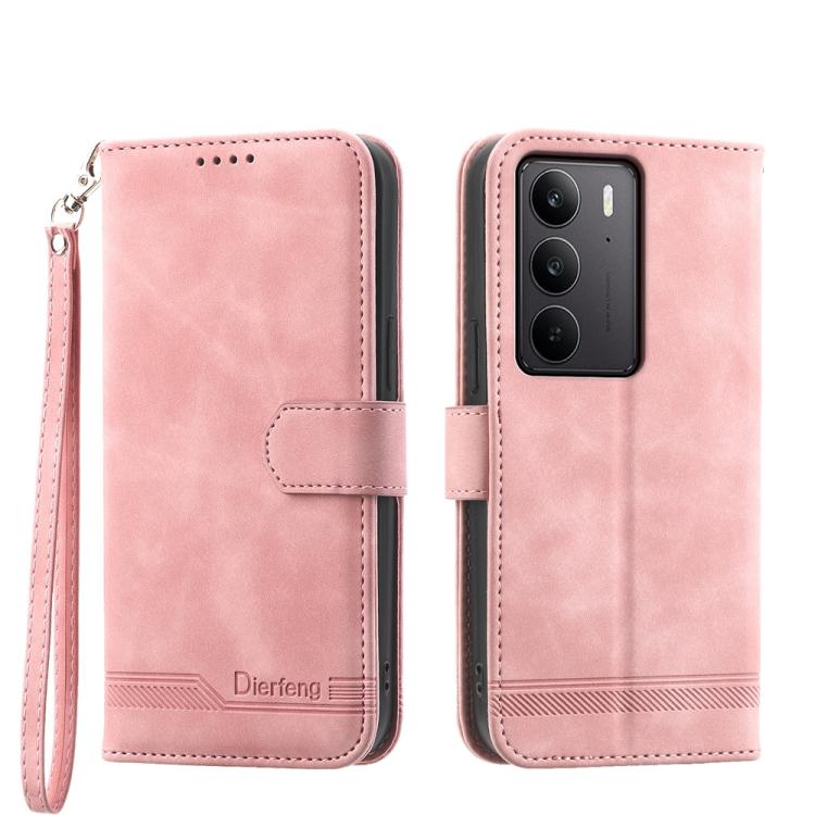 Dierfeng Dream Line TPU Hybrid PU Leather Phone Case