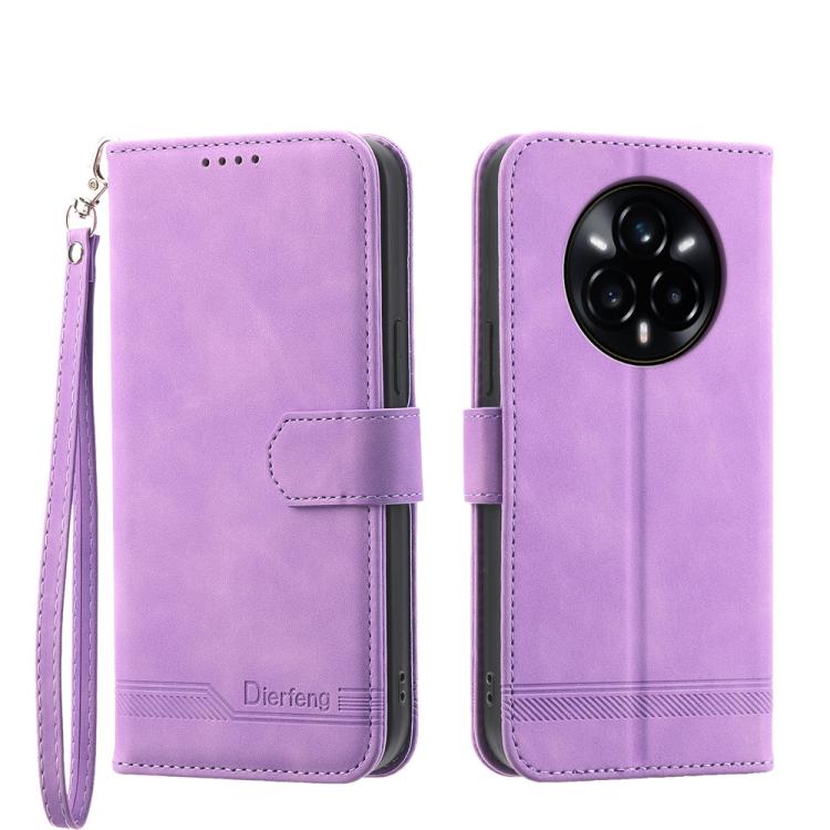 Dierfeng Dream Line TPU Hybrid PU Leather Phone Case