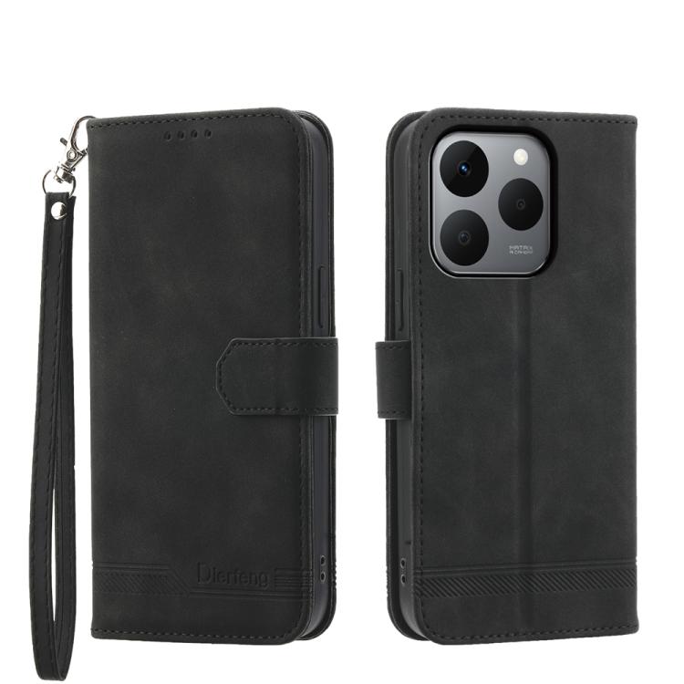 Dierfeng Dream Line TPU Hybrid PU Leather Phone Case