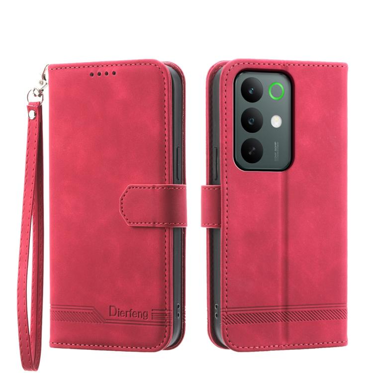 Dierfeng Dream Line TPU Hybrid PU Leather Phone Case