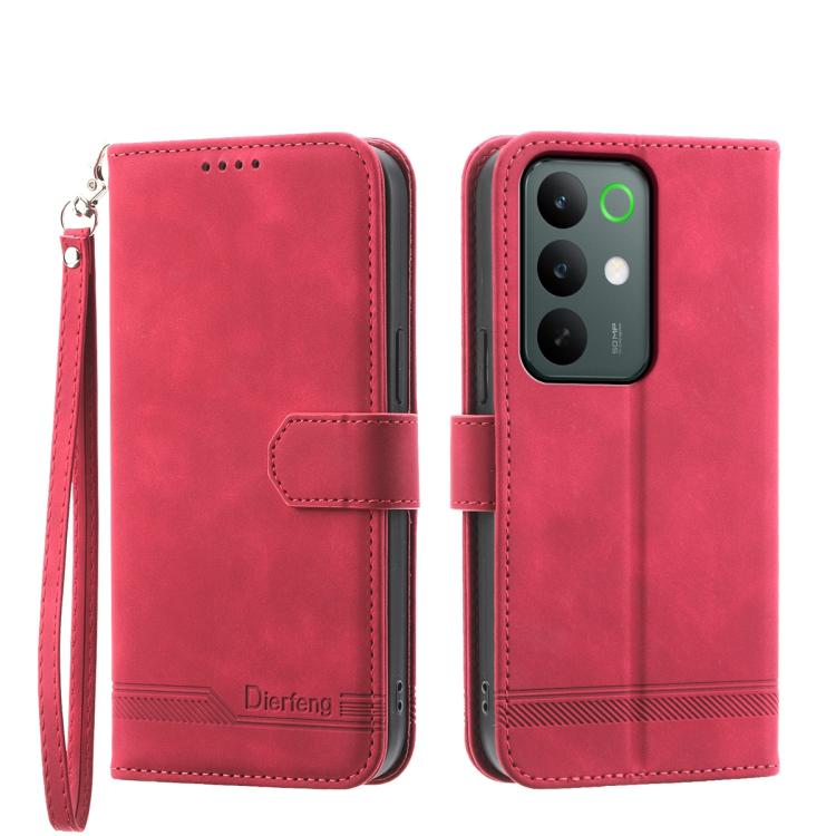 Dierfeng Dream Line TPU Hybrid PU Leather Phone Case