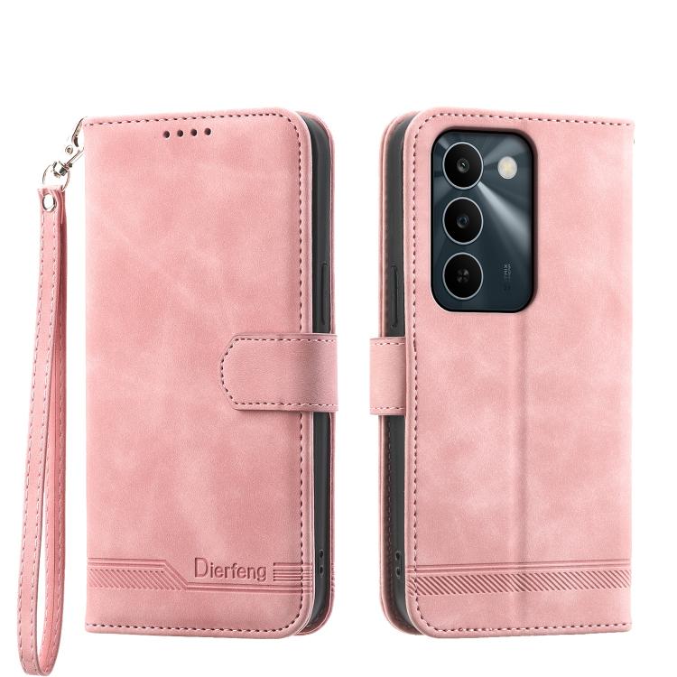Dierfeng Dream Line TPU Hybrid PU Leather Phone Case