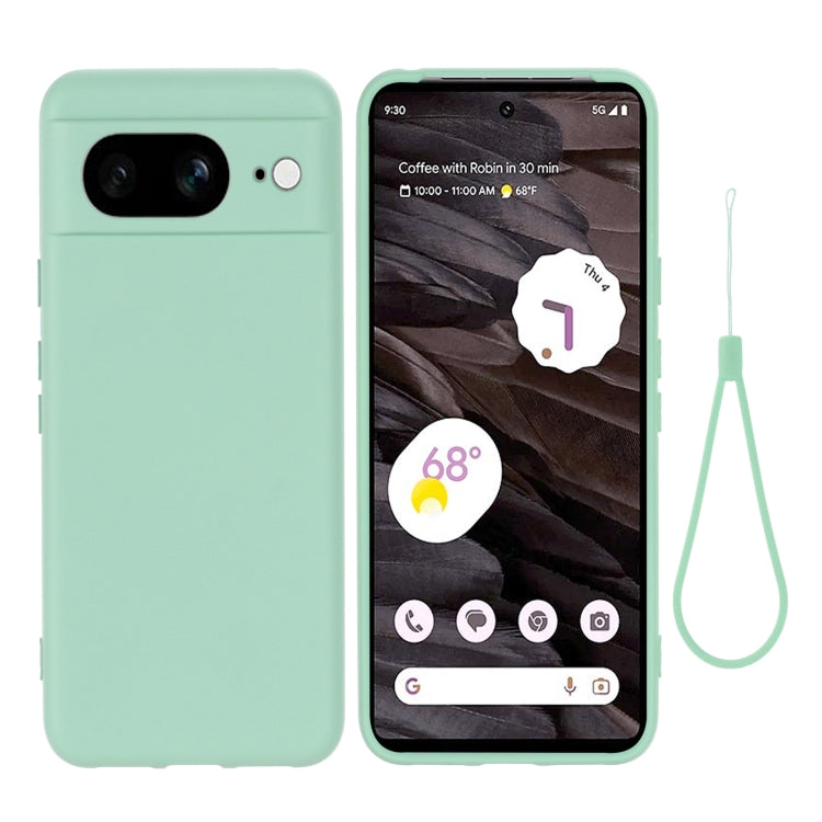 Solid Color Liquid Silicone Dropproof Full Coverage Phone Case