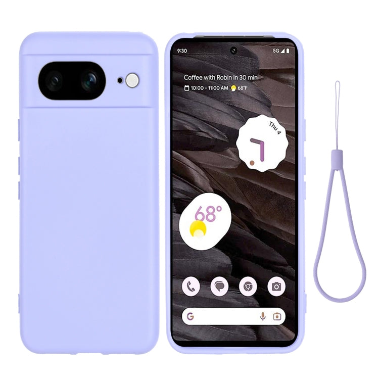 Solid Color Liquid Silicone Dropproof Full Coverage Phone Case