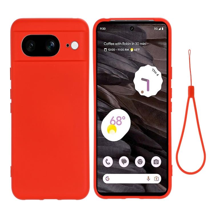 Solid Color Liquid Silicone Dropproof Full Coverage Phone Case