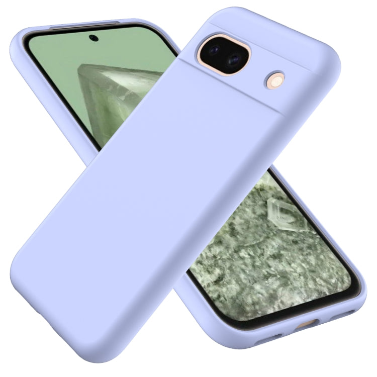 Solid Color Liquid Silicone Dropproof Full Coverage Phone Case