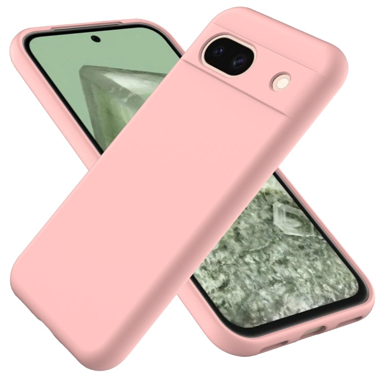Solid Color Liquid Silicone Dropproof Full Coverage Phone Case