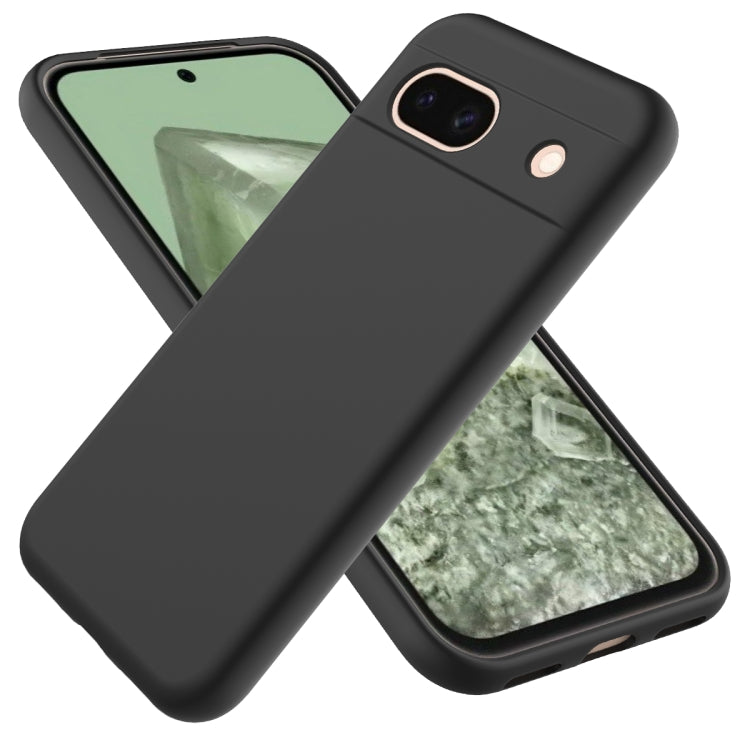Solid Color Liquid Silicone Dropproof Full Coverage Phone Case