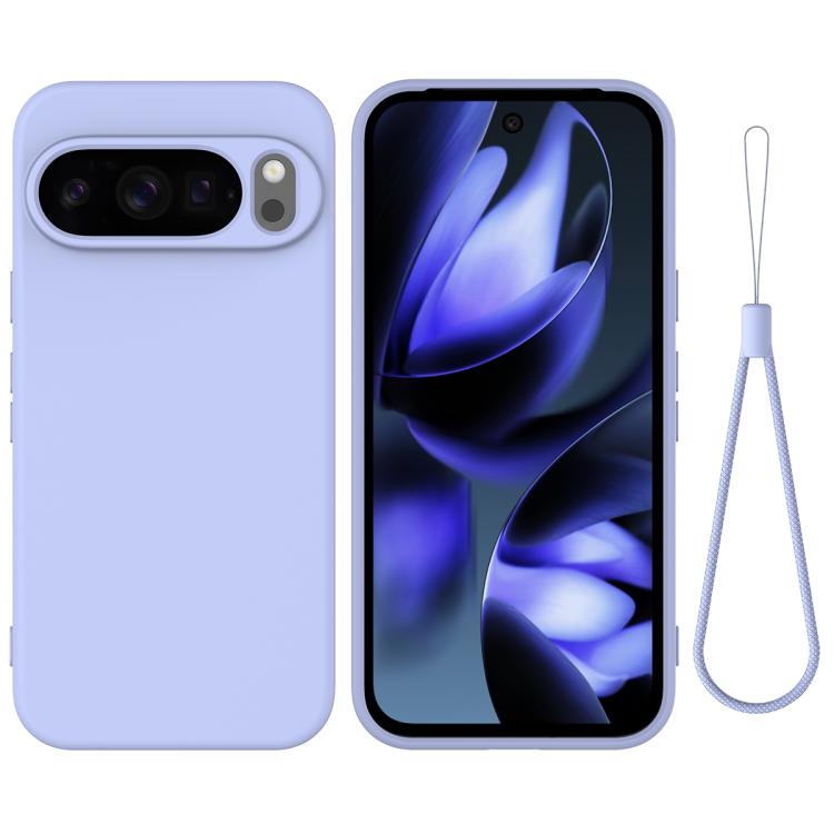 Solid Color Liquid Silicone Dropproof Full Coverage Phone Case