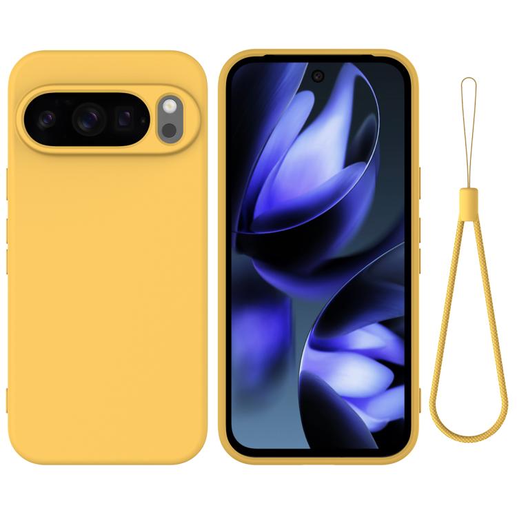 Solid Color Liquid Silicone Dropproof Full Coverage Phone Case