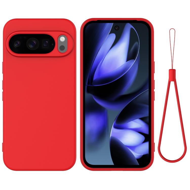 Solid Color Liquid Silicone Dropproof Full Coverage Phone Case