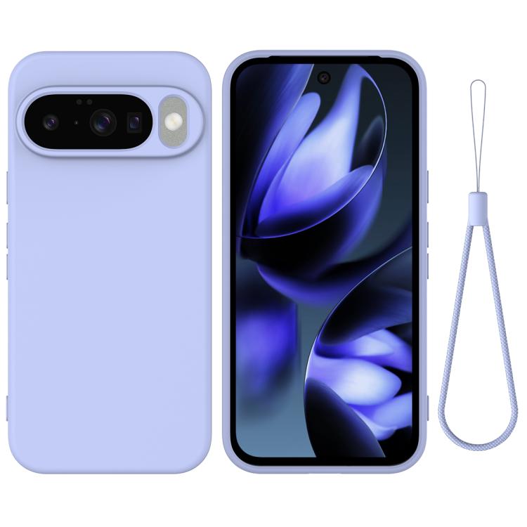 Solid Color Liquid Silicone Dropproof Full Coverage Phone Case