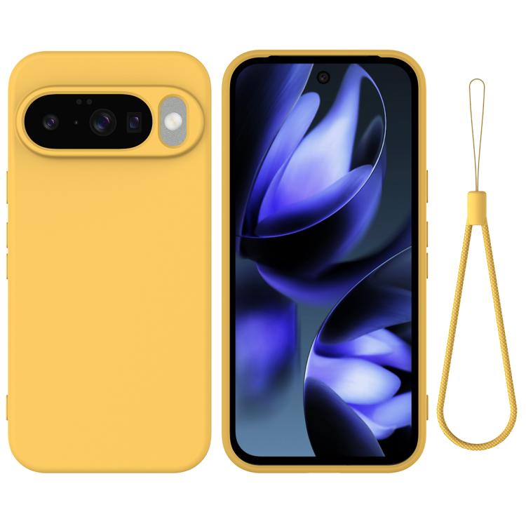 Solid Color Liquid Silicone Dropproof Full Coverage Phone Case