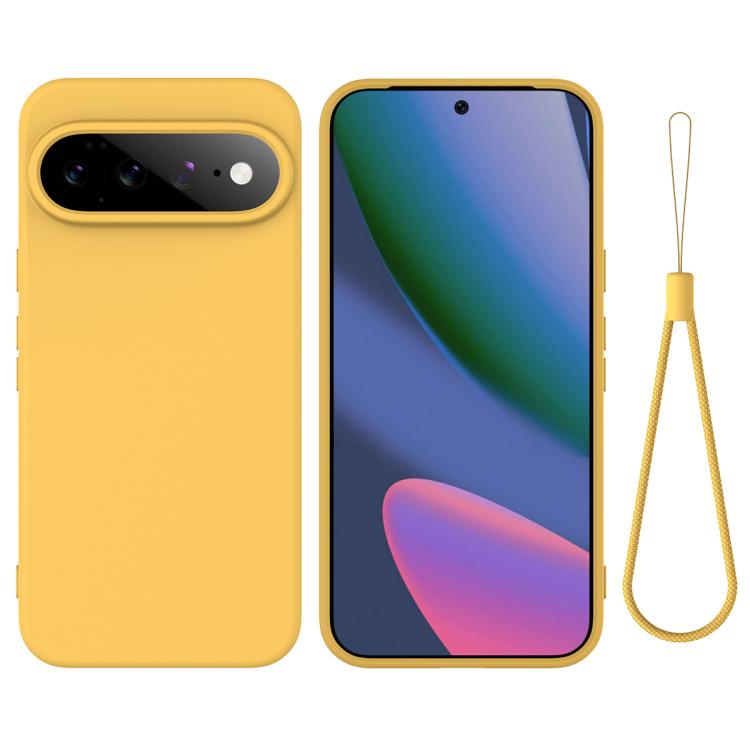 Solid Color Liquid Silicone Dropproof Full Coverage Phone Case