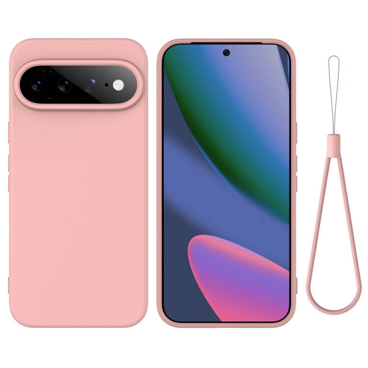 Solid Color Liquid Silicone Dropproof Full Coverage Phone Case