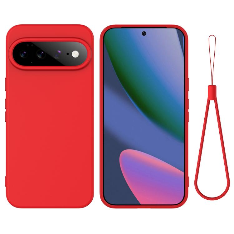 Solid Color Liquid Silicone Dropproof Full Coverage Phone Case