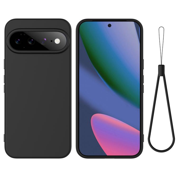 Solid Color Liquid Silicone Dropproof Full Coverage Phone Case