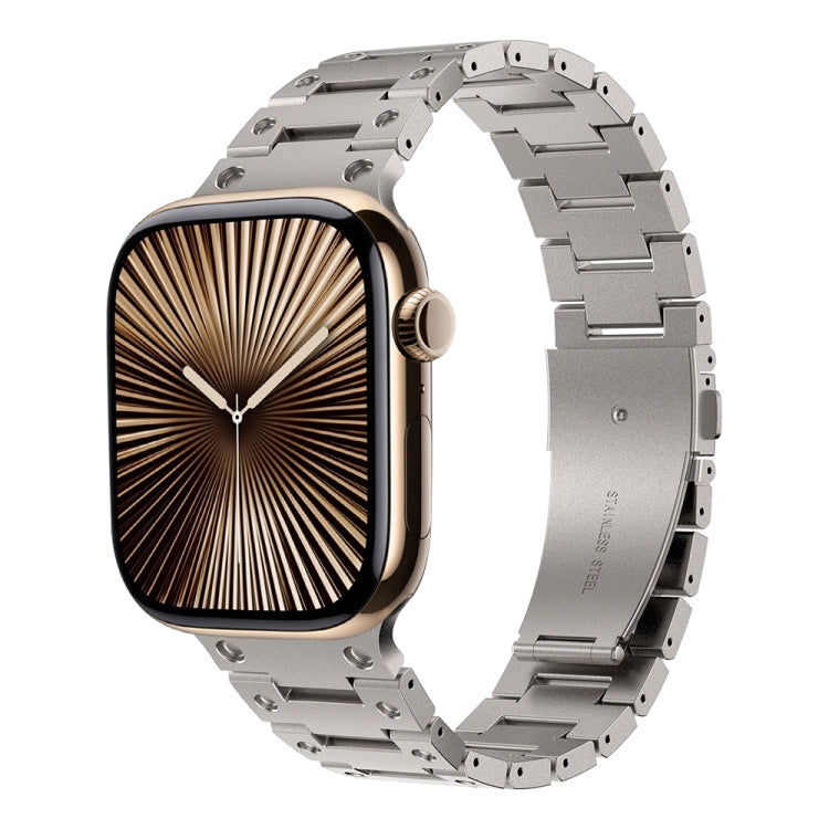 Double Rows Metal Watch Band — For Apple Watch Ultra 49mm