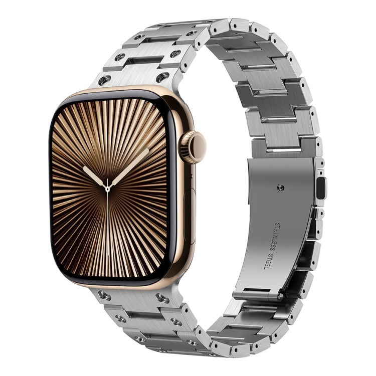 Double Rows Metal Watch Band — For Apple Watch 8 41mm