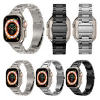 Double Rows Metal Watch Band