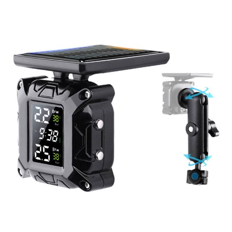 M9 Color Screen Motorcycle Solar Wireless Tire Pressure Monitor — view 9